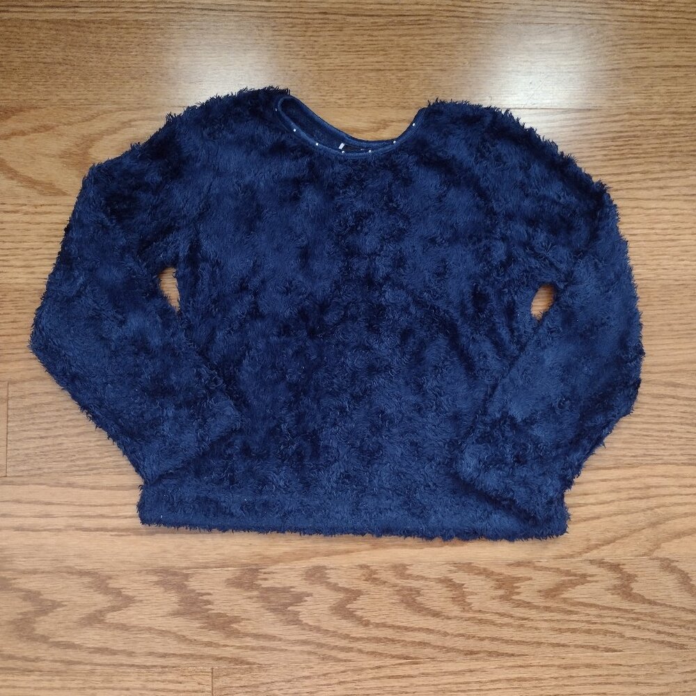 5 | Fuzzy Navy Sweater | Knitworks
